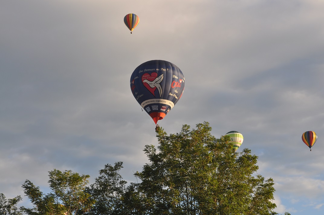 Montgolfière de passage